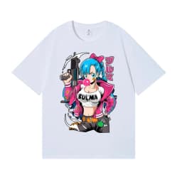 2026 New Dragon Ball Bulma Japanese Style Classic Tee High-quality Streetwear T-shirts Suitable for Both Men Women T-shirts