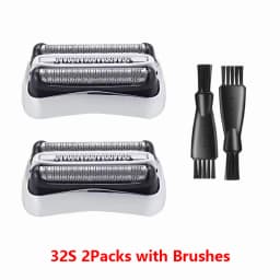 32B 32S Series 3 Replacement Head for Braun ProSkin Electric Shaver, Compatible with Braun Foil Shaver 3000s 3010s 3020s 3030s