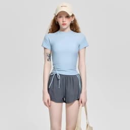 Korean Ins Style High-end Conservative Flat Corner Cover Belly Slimming Split Body Hot Spring Swimsuit for Women in Water Tones