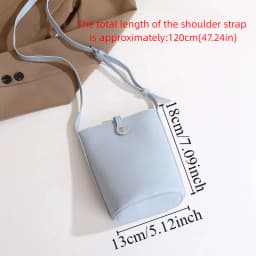 Girls Gift Exquisite PU Leather Shoulder Bag Soft Zipper Mobile Phone Pouch Large Capacity Casual Portable Handbags Daily Use