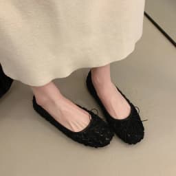French Flat Single Shoes Women's Spring 2026 New Style with Skirt Gentle and Shallow Mouth