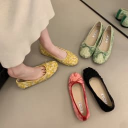 French Flat Single Shoes Women's Spring 2026 New Style with Skirt Gentle and Shallow Mouth