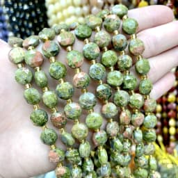 8MM Natural Stone Amethyst Tiger Eye Rose Quartz Gemstone Cut Beads DIY Jewelry Making Bracelet Necklace Accessories Wholesale