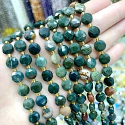 8MM Natural Stone Amethyst Tiger Eye Rose Quartz Gemstone Cut Beads DIY Jewelry Making Bracelet Necklace Accessories Wholesale