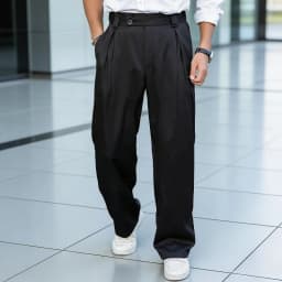 Men Loose Pleated Trousers Autumn Winter Straight Leg Pants Korean Style Casual Versatile Draping Effect