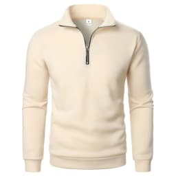 Spring Autumn new Casual Half Zipper stand collar sweatshirt Trend Simple slim men Pullover long sleeve tops Men's sweatshirt