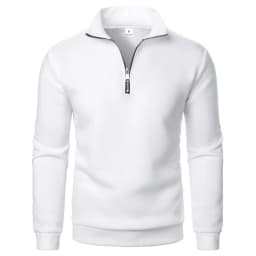 Spring Autumn new Casual Half Zipper stand collar sweatshirt Trend Simple slim men Pullover long sleeve tops Men's sweatshirt