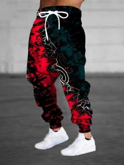 Summer and Autumn 3D Hot Selling Fashion Deep Cool Gothic Texture Men's Casual Sports Outdoor Jogging Pants Children's Pants