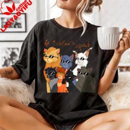 Warrior Cats Art Print Unisex Cotton T Shirt Fashion Casual Summer Top For Men Womenasual Crew Neck Short Sleeve Cotton