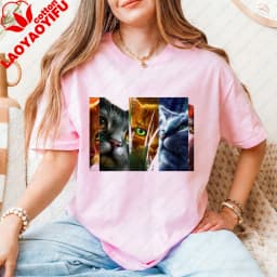 Warrior Cats Art Print Unisex Cotton T Shirt Fashion Casual Summer Top For Men Womenasual Crew Neck Short Sleeve Cotton