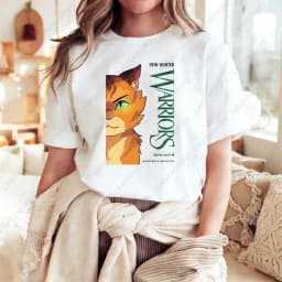 Warrior Cats Art Print Unisex Cotton T Shirt Fashion Casual Summer Top For Men Womenasual Crew Neck Short Sleeve Cotton