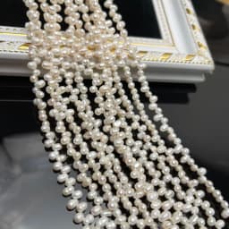 4–5mm Wheat-ear Shape 100% Natural Freshwater Pearls Loose Beads for Jewelry Making DIY Necklaces Bracelets and Accessories 36cm