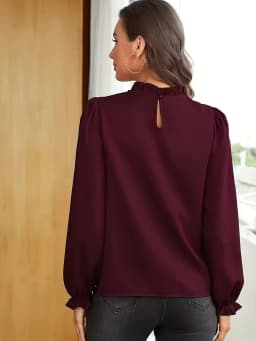 Temperament Loose Woman Shirt Fashion Casual Blouse Elegant Long Sleeve Woman Shirt Holiday Weekend Top