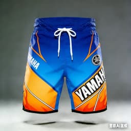 2026 Summer New Yamaha Blue Flames Fashion Sports Outdoor Fitness Shorts, Men Women Large Casual Motorcycle Riding Shorts
