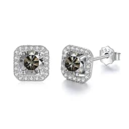 JoiasHome 925 Sterling Silver D Color VVS Moissanite Stud Earrings Women Luxury Fine Jewelry
