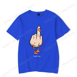 New Funny Duck You Printed T-shirts Fashion Women Men Short Sleeve Cool Summer Casual Tops Female Shirt Tees