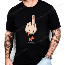 New Funny Duck You Printed T-shirts Fashion Women Men Short Sleeve Cool Summer Casual Tops Female Shirt Tees