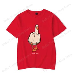 New Funny Duck You Printed T-shirts Fashion Women Men Short Sleeve Cool Summer Casual Tops Female Shirt Tees