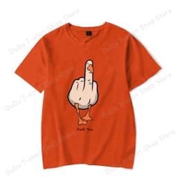 New Funny Duck You Printed T-shirts Fashion Women Men Short Sleeve Cool Summer Casual Tops Female Shirt Tees