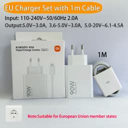 Original 90W XIAOMI Charger Poco Hypercharger Fast Charging Chargers Type C Mi 13 Ultra 14 15 17 Poco F8 Pro F7 X7 X6 Redmi Note