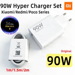 Original 90W XIAOMI Charger Poco Hypercharger Fast Charging Chargers Type C Mi 13 Ultra 14 15 17 Poco F8 Pro F7 X7 X6 Redmi Note