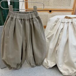Kids Loose And Soft Lantern Trousers Spring And Autumn Children's Spring Wear Stylish And Fashionable Pants Forest Style
