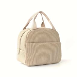 Reusable Thermal Insulated Bento Bag Embroidery Portable Corduroy Lunch Bag for Kid Ideal for Go To School/Travel Work Trips