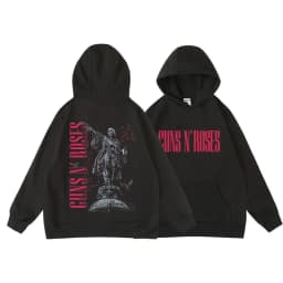 Guns N' Roses Men's Winter/autumn Pullover Hooded Sweatshirt for Men - Rock Music Roses Band