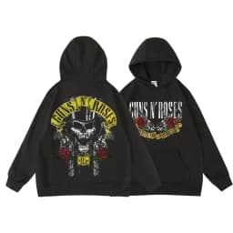Guns N' Roses Men's Winter/autumn Pullover Hooded Sweatshirt for Men - Rock Music Roses Band