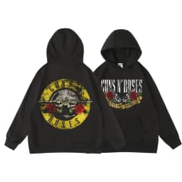 Guns N' Roses Men's Winter/autumn Pullover Hooded Sweatshirt for Men - Rock Music Roses Band