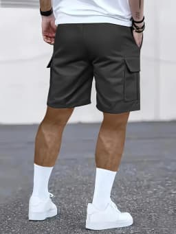 6XL Men's Plus Size Work Shorts Summer Comfort; Multi-pocket Outdoor Leisure Sport Beach Pants Hip Hop Elastic Waistband Shorts