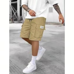 6XL Men's Plus Size Work Shorts Summer Comfort; Multi-pocket Outdoor Leisure Sport Beach Pants Hip Hop Elastic Waistband Shorts