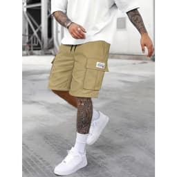 6XL Men's Plus Size Work Shorts Summer Comfort; Multi-pocket Outdoor Leisure Sport Beach Pants Hip Hop Elastic Waistband Shorts