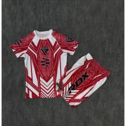 2026 Summer Fighting Competition New Set Men Women Kid Casual round Neck Short Sleeve Breathable Jersey & Shorts Boxing Suit