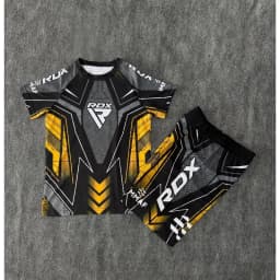 2026 Summer Fighting Competition New Set Men Women Kid Casual round Neck Short Sleeve Breathable Jersey & Shorts Boxing Suit