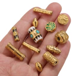 2pcs High Quality Stainless Steel Long Tube Beads for Jewelry Making Loose Spacer Beads DIY Bracelet Necklace Bracelets Finding