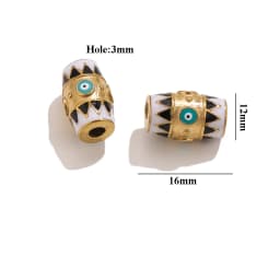 2pcs High Quality Stainless Steel Long Tube Beads for Jewelry Making Loose Spacer Beads DIY Bracelet Necklace Bracelets Finding