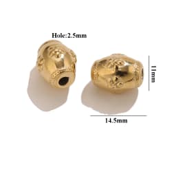 2pcs High Quality Stainless Steel Long Tube Beads for Jewelry Making Loose Spacer Beads DIY Bracelet Necklace Bracelets Finding