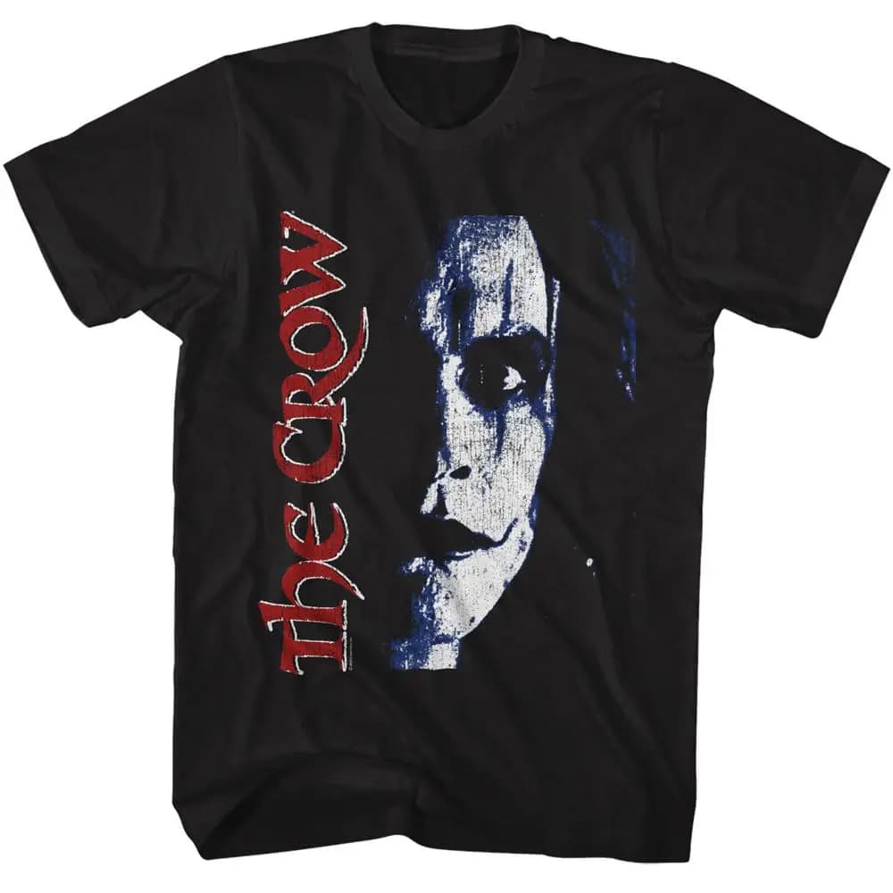The Crow T-Shirt Men Summer Eric Draven Gothic Horror Graphic Short Sleeve Oversized Streetwear Loose Movie Fan Tee