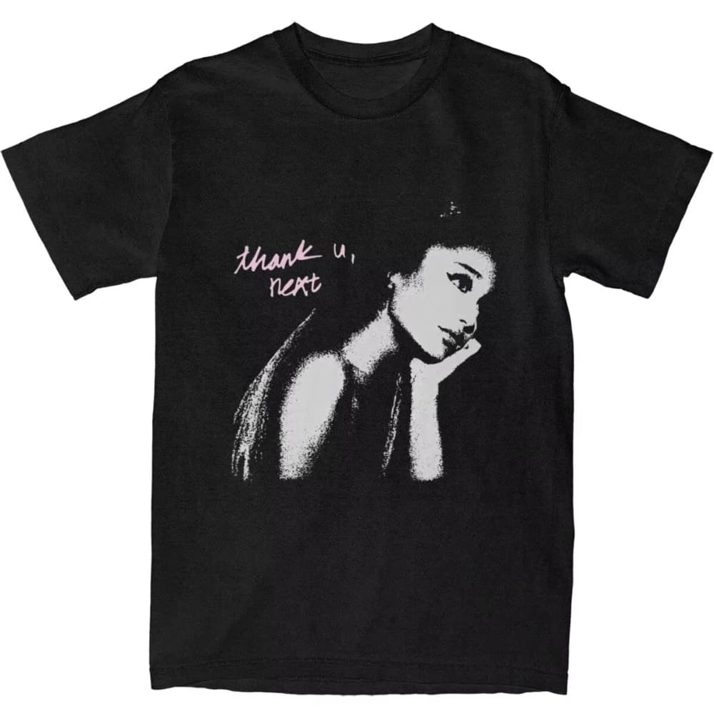 2026 Men Women Pop Music Ariana Grandes Singer T Shirt Cotton Clothing Short Sleeve T-Shirt Novelty Casual Tee Shirt Summer