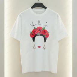 Frida Kahlo Viva La Vida Women T-Shirt Mexican Feminist Graphic Tops Boho Casual Cotton Tee Classics Retro Ropa Mujer for Women