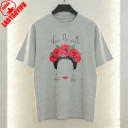 Frida Kahlo Viva La Vida Women T-Shirt Mexican Feminist Graphic Tops Boho Casual Cotton Tee Classics Retro Ropa Mujer for Women