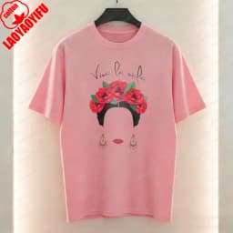 Frida Kahlo Viva La Vida Women T-Shirt Mexican Feminist Graphic Tops Boho Casual Cotton Tee Classics Retro Ropa Mujer for Women