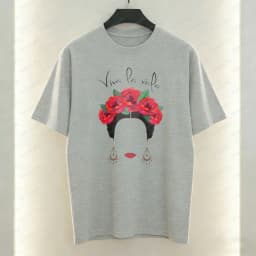 Frida Kahlo Viva La Vida Women T-Shirt Mexican Feminist Graphic Tops Boho Casual Cotton Tee Classics Retro Ropa Mujer for Women
