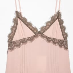 Women's Pink Lace Trim Spaghetti Strap Mini Dress V Neck Sexy Cute Summer Slip Dress Casual Daily Wear Size runs small