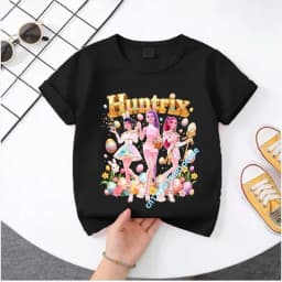 2026 Hot Movie Soft Cotton Baby Girls T Shirt Children's Clothing KPop Demon Hunters Fans Gifts Kids Clothes Fashion Casual Tops