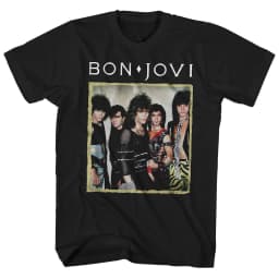 Metal Bon Jovi Rock Band Casual T-Shirt Men's and Women's Luxury Band Brand