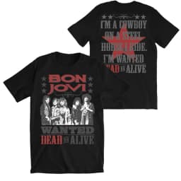 Metal Bon Jovi Rock Band Casual T-Shirt Men's and Women's Luxury Band Brand