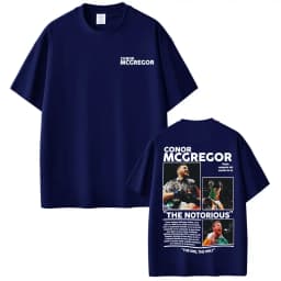 Conor Mcgregor The Notorious Merch T Shirts Men's Clothes Harajuku Cool High Street T-shirts 100% Cotton Loose Oversized T Shirt