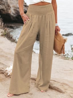 Spring and summer new fashion women's casual pants, casual style, comfortable mid waist pants for women